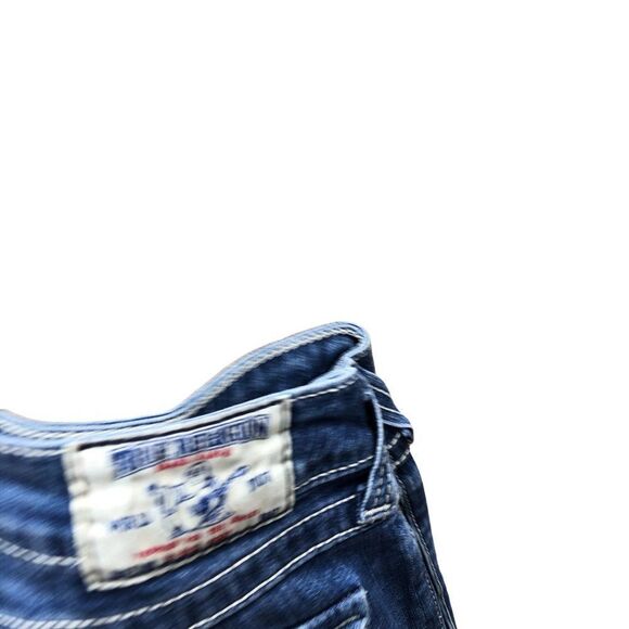 True Religion Jeans Size 30 HI RISE BOOT Blue - Picture 5 of 7